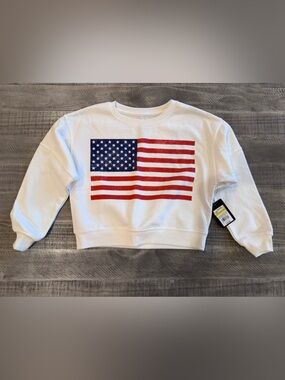 Art Class American Flag sweatshirt- size L (10/12)